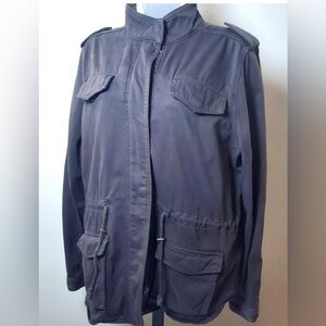 Lucky brand draw string waist jacket